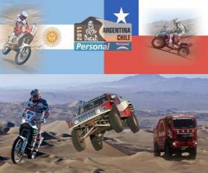Puzzle Dakar 2011 Χιλή Αργεντινή
